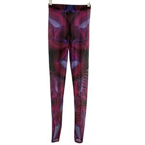 Badinka Fluctuation Mesh Leggings Women’s Size Small Club Rave Festival